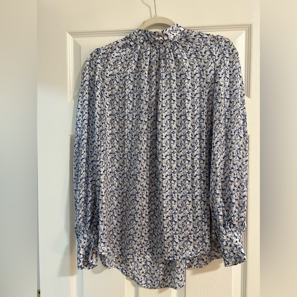 H&M High Neck Floral Top.